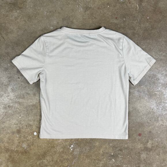 SHEIN John Galt Cowboys Knockoff Tee Women’s M Cropped Western Style Beige - Picture 2 of 6